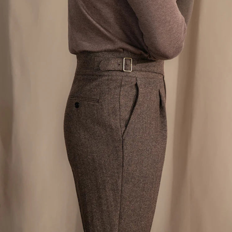 Wollhose mit verlängerter Bundlasche