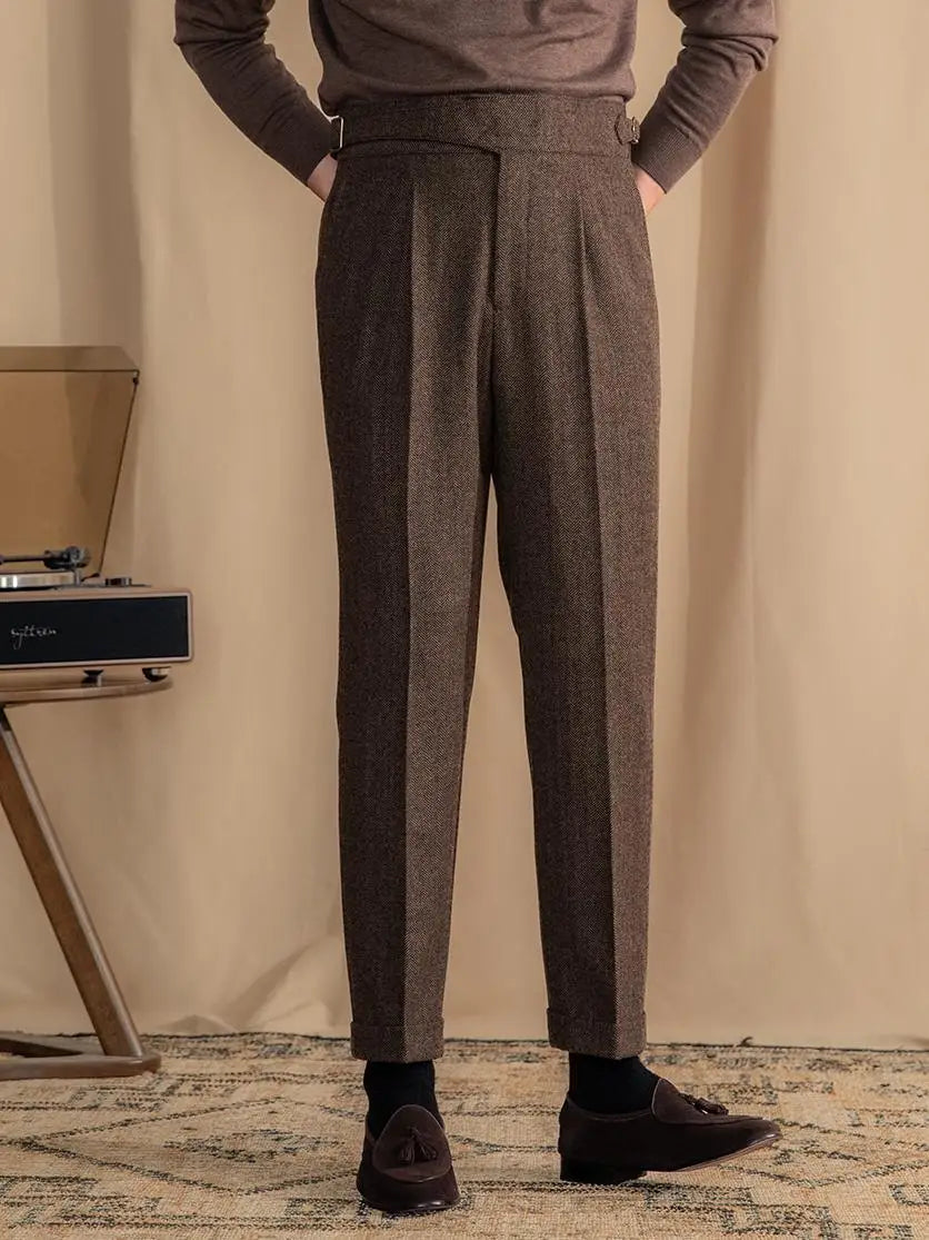 Wollhose mit verlängerter Bundlasche