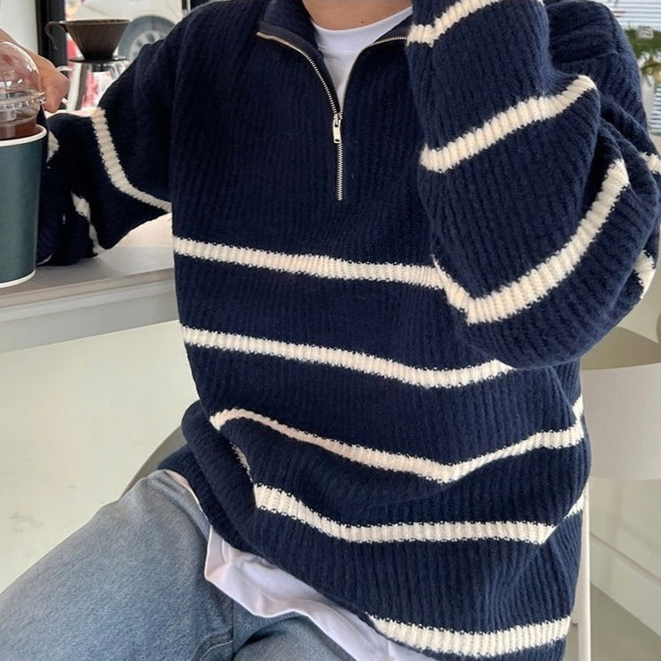 Quarter Zip Sweater - Stanislas Parker