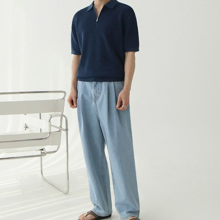 Zipped Polo Shirt - Stanislas Parker
