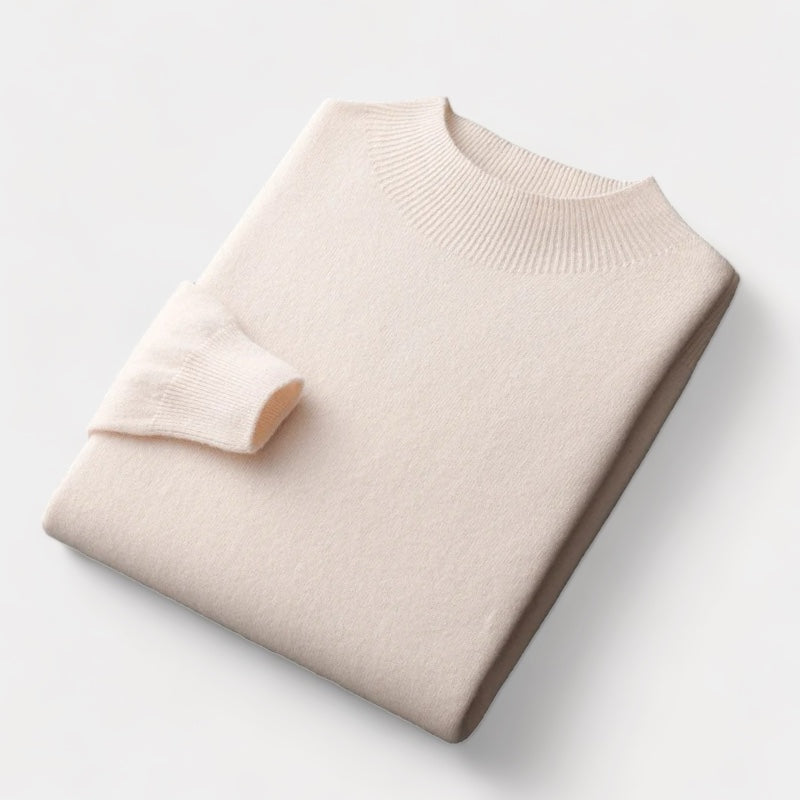 Merino Wool Half Turtleneck Sweater - Stanislas Parker