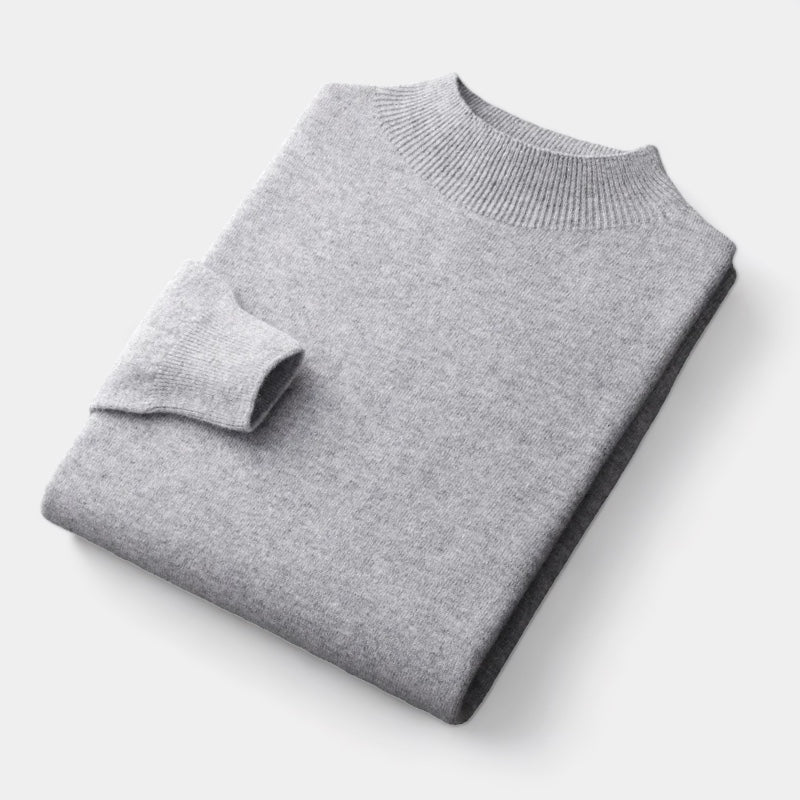 Merino Wool Half Turtleneck Sweater - Stanislas Parker
