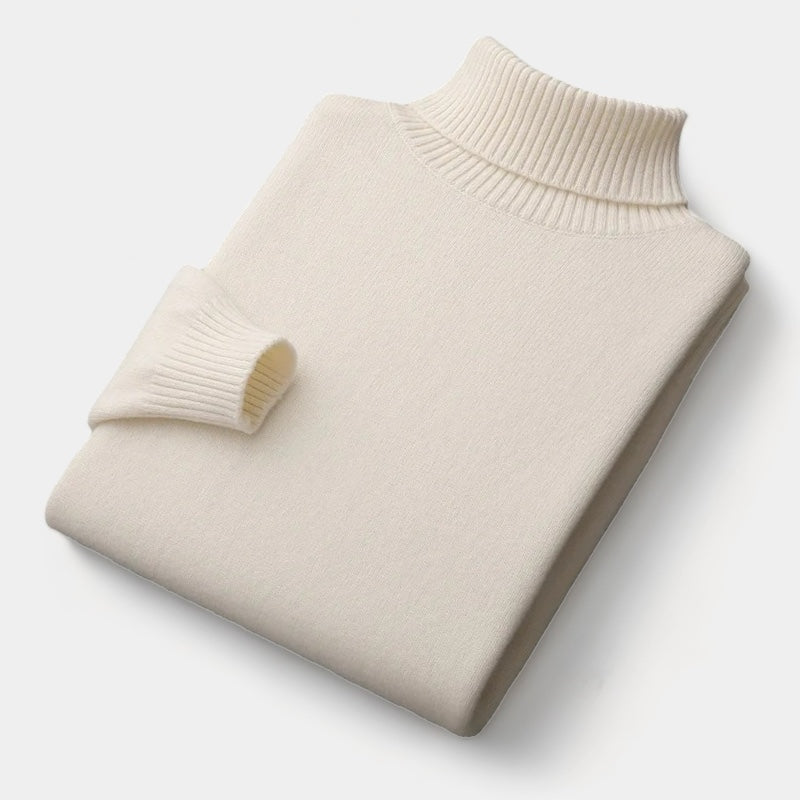 Merino Wool Turtleneck Sweater - Stanislas Parker