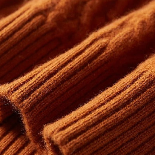 Merino Wool Knitted Turtleneck Sweater - Stanislas Parker