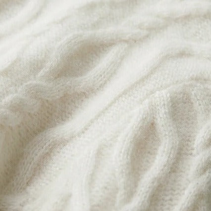 Merino Wool Round Neck Knitted Sweater - Stanislas Parker