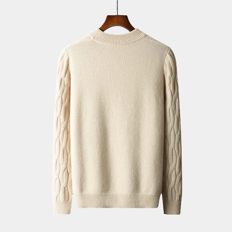 Merino Wool Knitted Sweater - Stanislas Parker