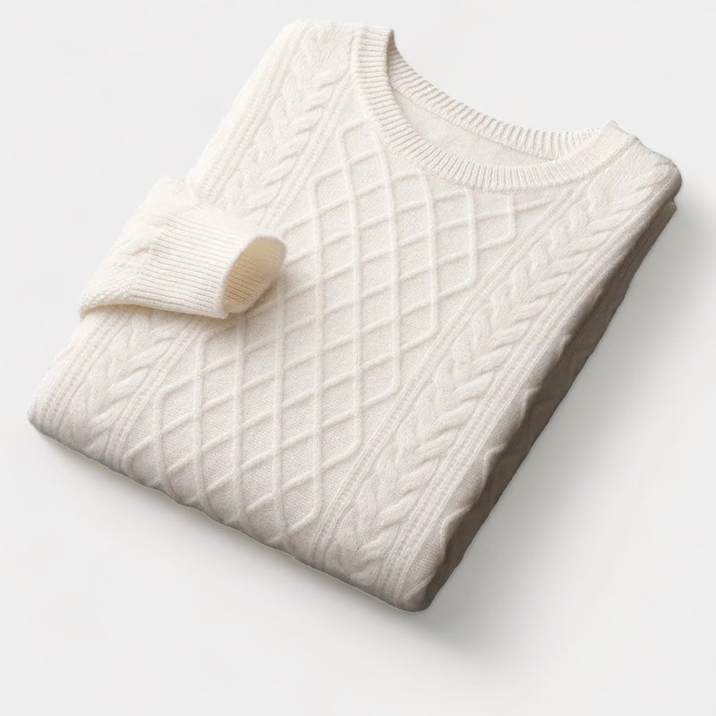 Merino Wool Jacquard Sweater - Stanislas Parker