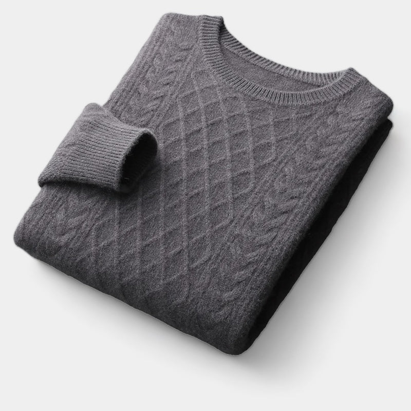 Merino Wool Jacquard Sweater - Stanislas Parker