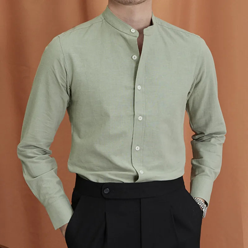 Mao Collar Shirt - Stanislas Parker