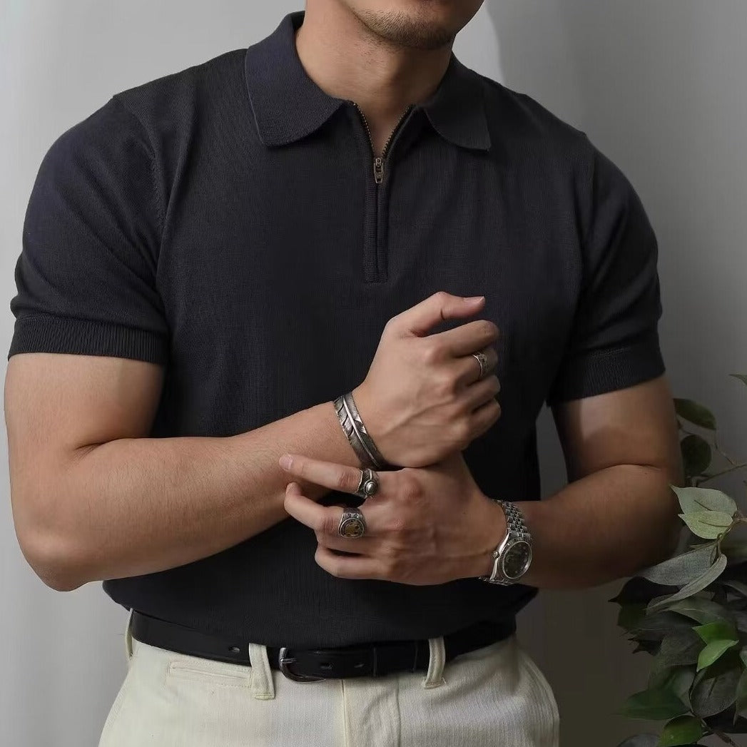 Quarter Zip Polo - Stanislas Parker