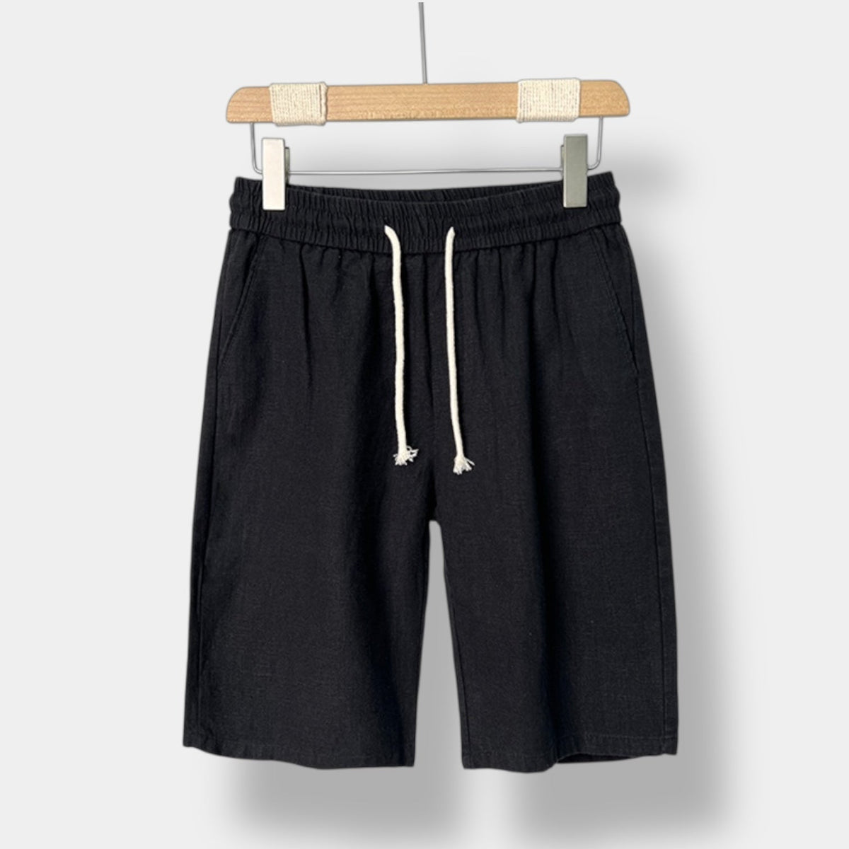 Relaxed Fit Linen Short