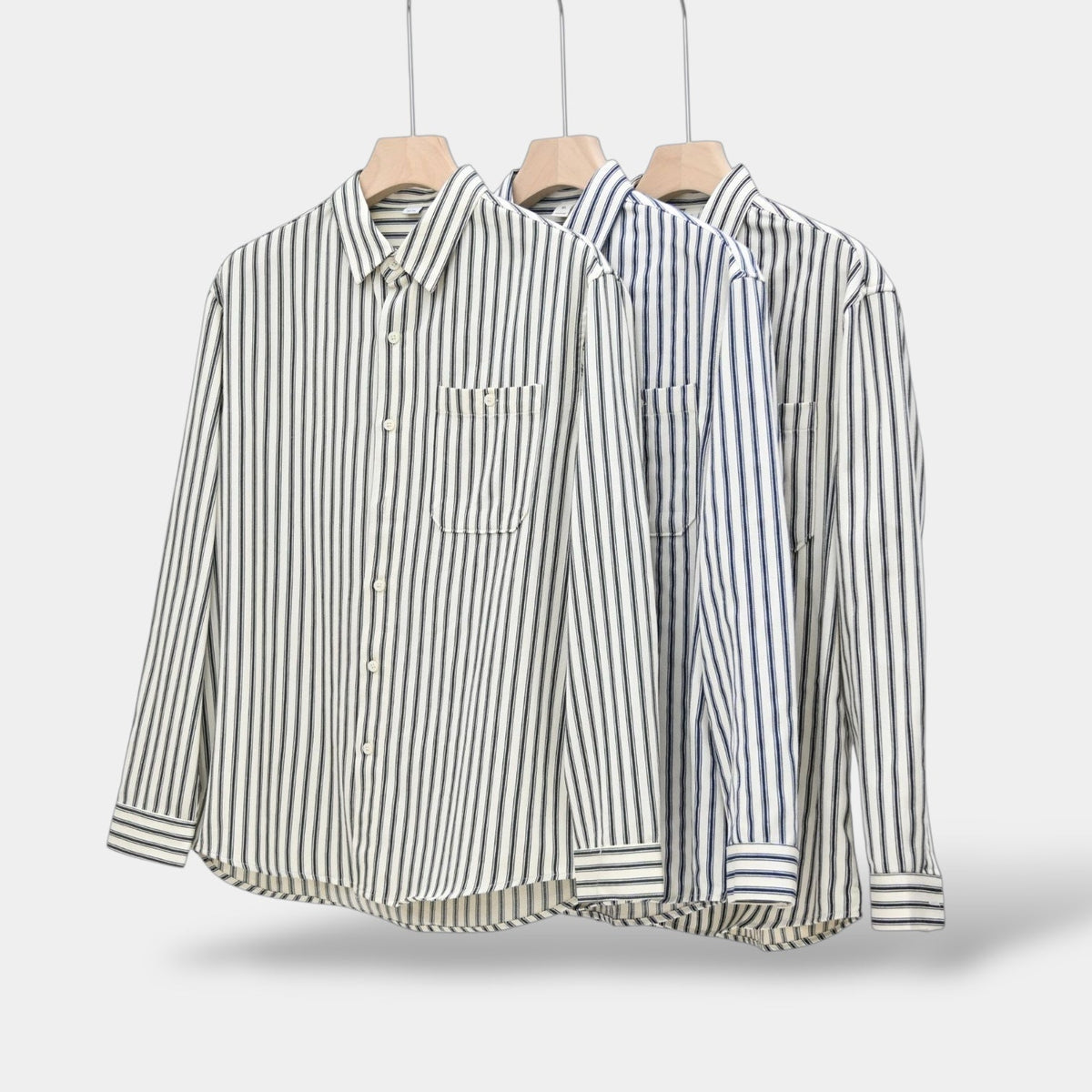Camisa de manga larga a rayas