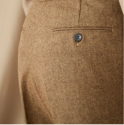 Pleated Wool Trousers