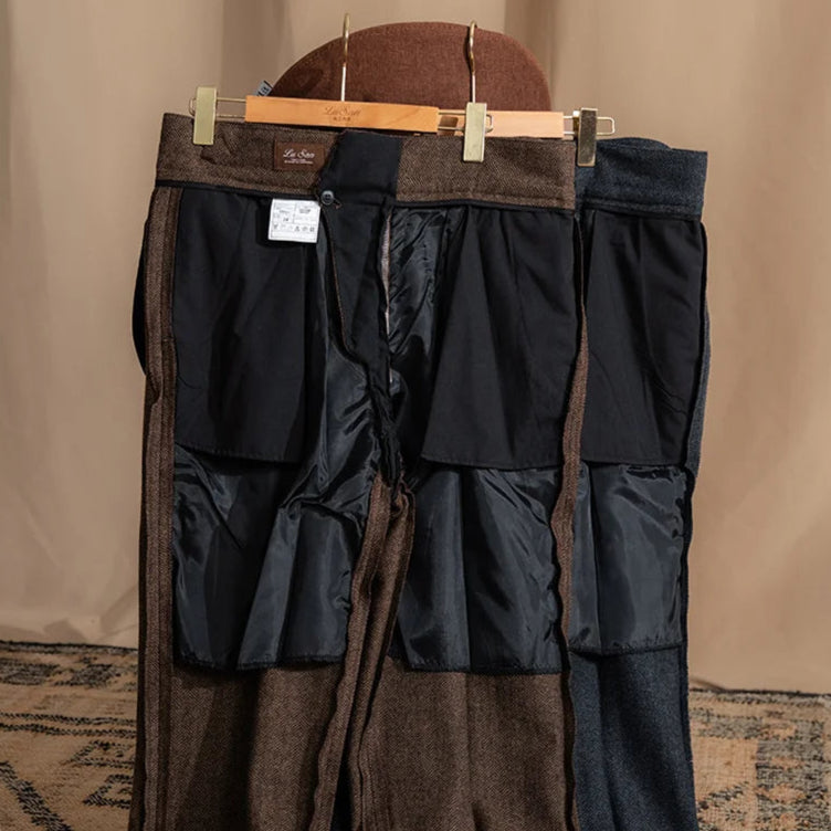 Wollhose mit verlängerter Bundlasche