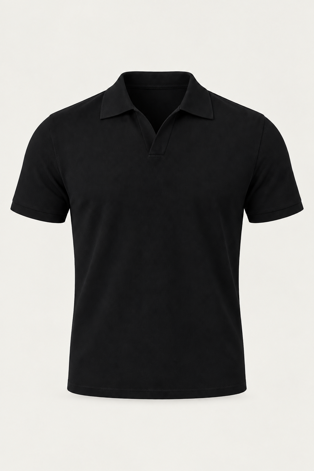 v-polo — BLACK — studio packshot