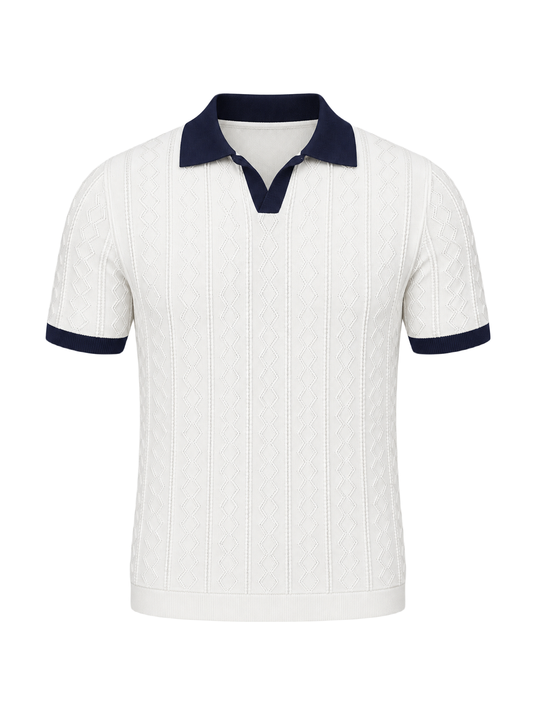 OLD  MONEY Jacquard Polo
