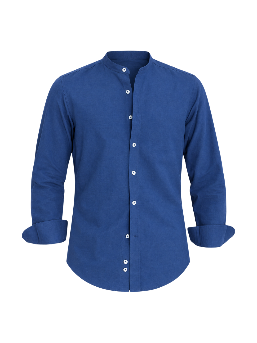 Camicia con colletto Mao