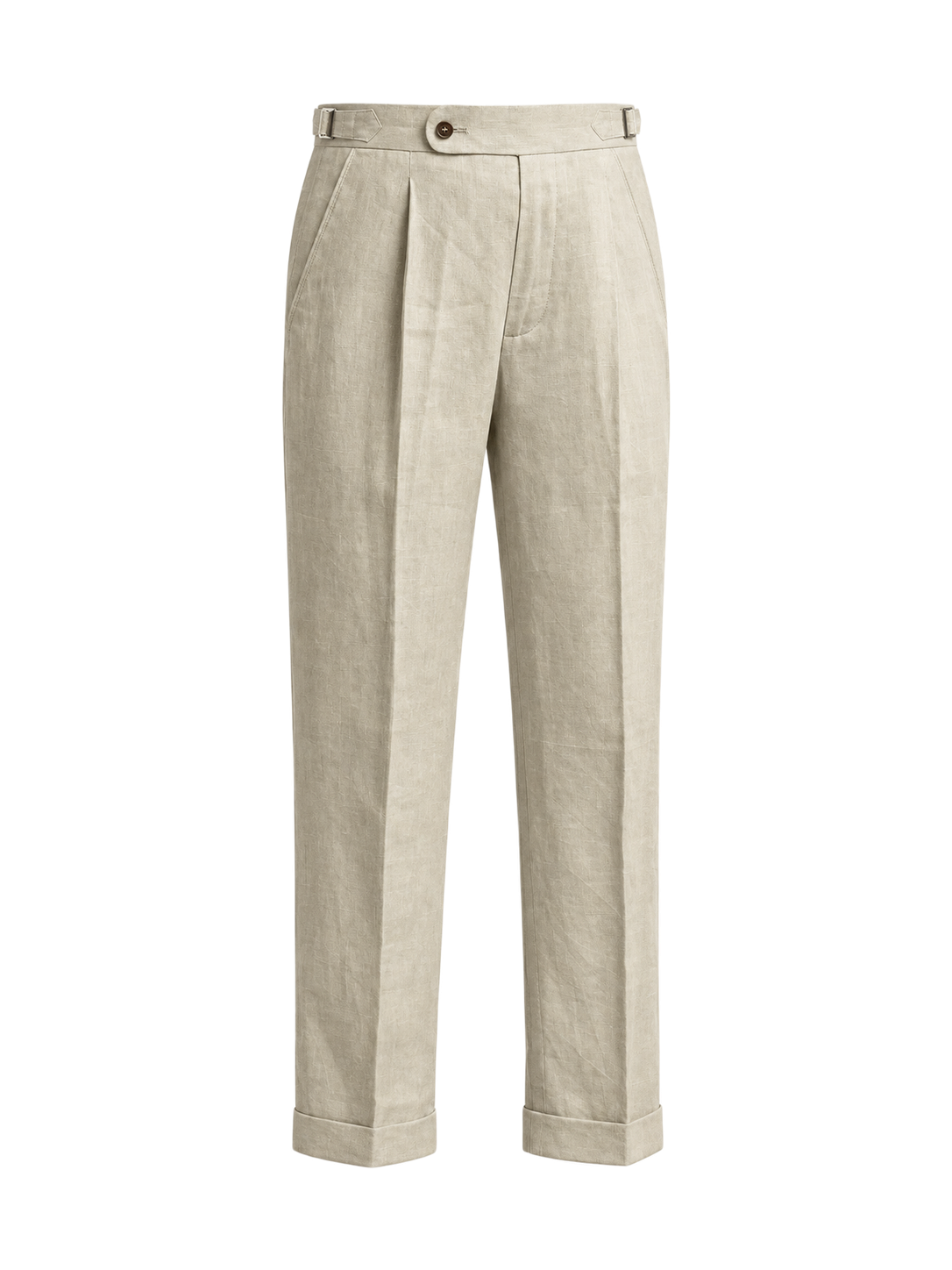 OLD MONEY Pants — KAKI studio packshot hero 3:4 transparent 20260912