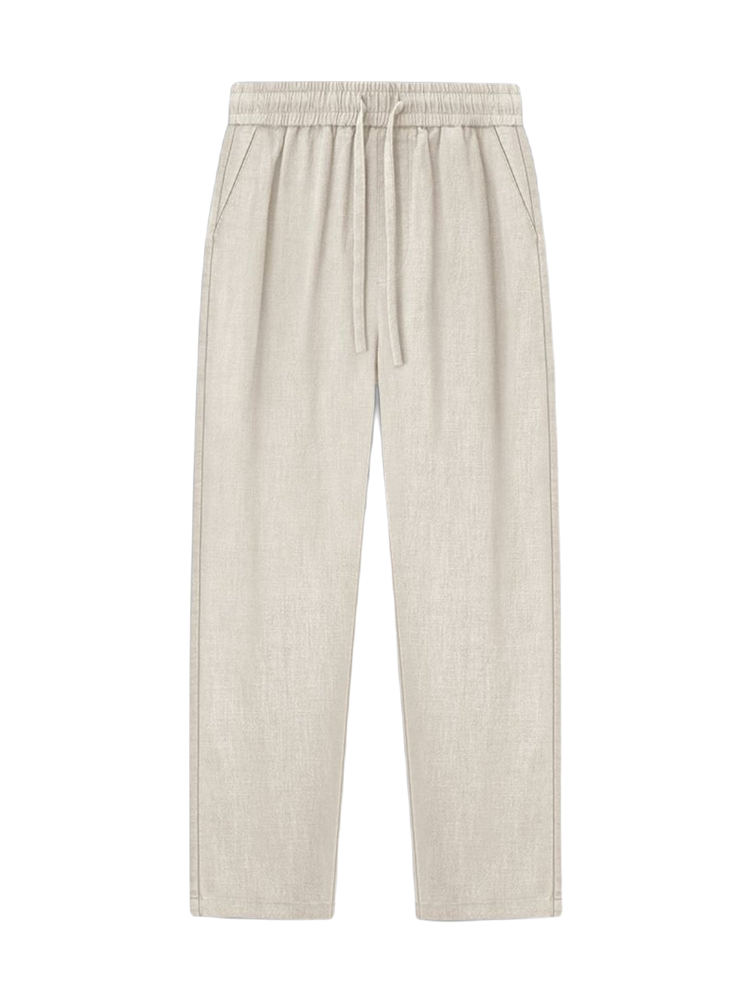 Pantaloni in lino dalla vestibilità rilassata