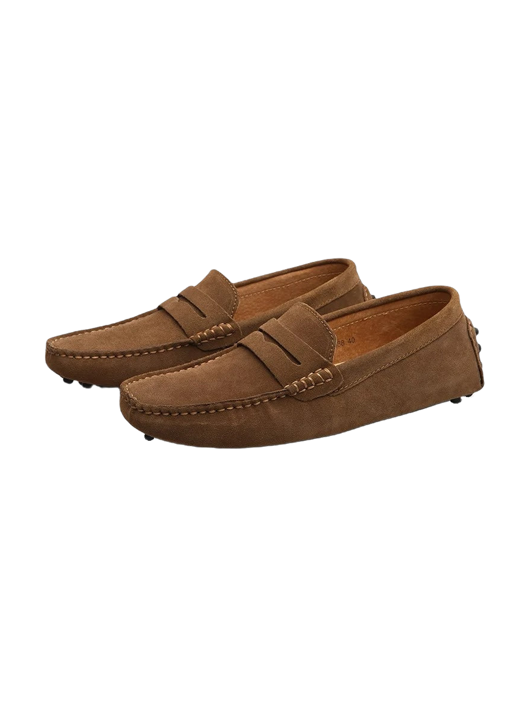 OLD MONEY Sailling Loafers — BROWN studio packshot hero 3:4 transparent 20260912