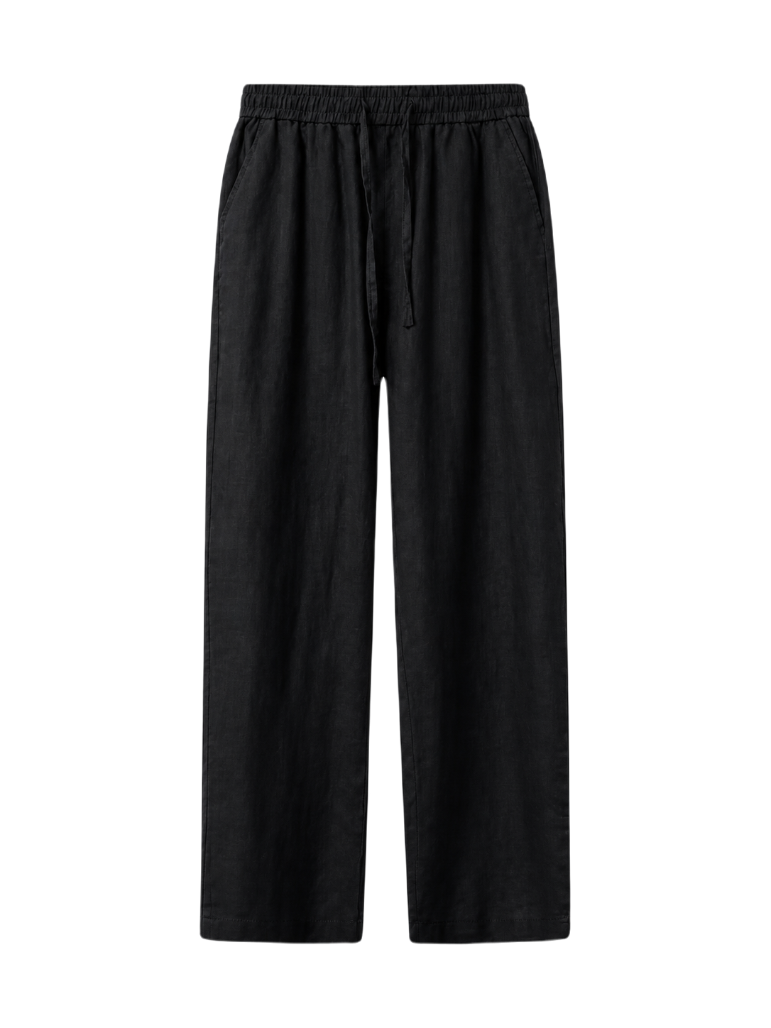 Straight Fit Linen Pant