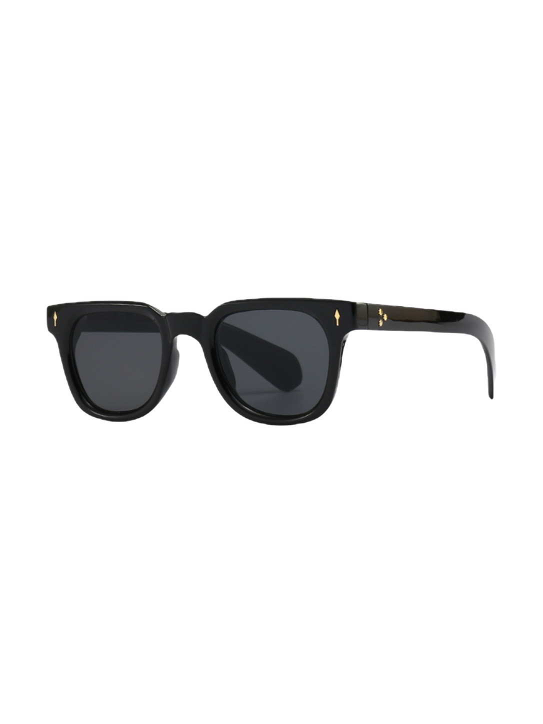 OLD MONEY Sunglasses — BLACK studio packshot hero 3:4 transparent 20260912