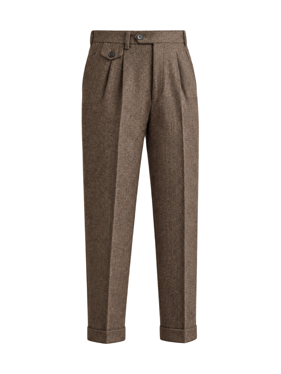 Pantalon droit en laine