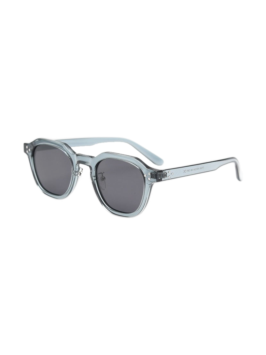OLD MONEY Yatch Sunglasses — BLUE/GREY studio packshot hero 3:4 transparent 20260912