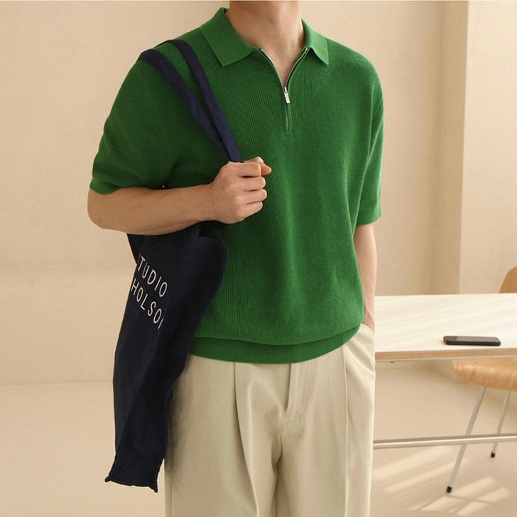 Zipped Polo Shirt - Stanislas Parker