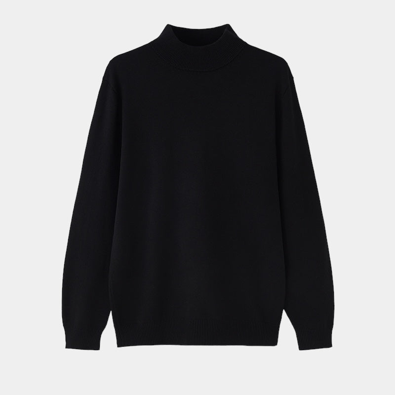 Merino Wool Half Turtleneck Sweater - Stanislas Parker