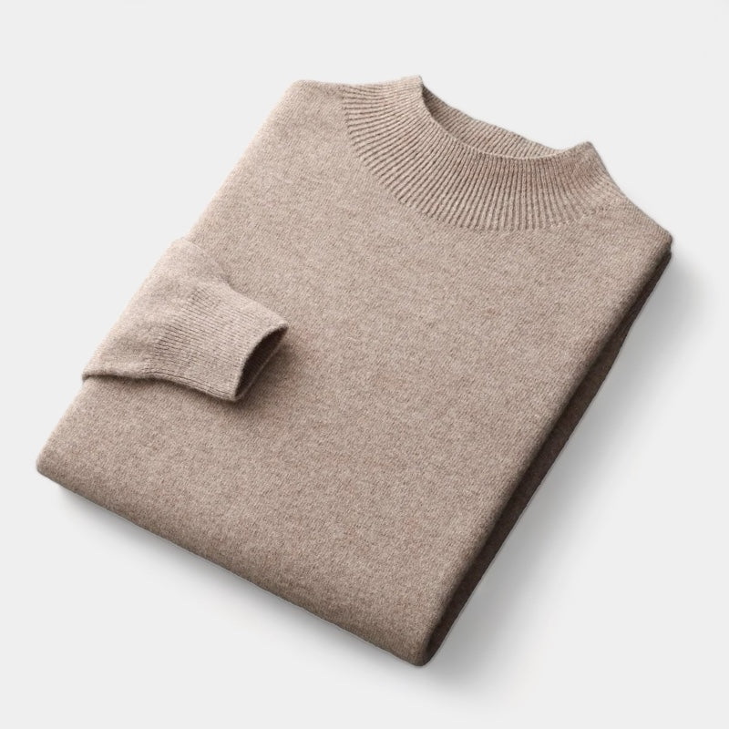 Merino Wool Half Turtleneck Sweater - Stanislas Parker