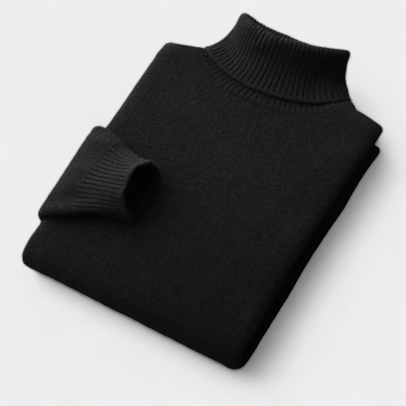 Merino Wool Turtleneck Sweater - Stanislas Parker