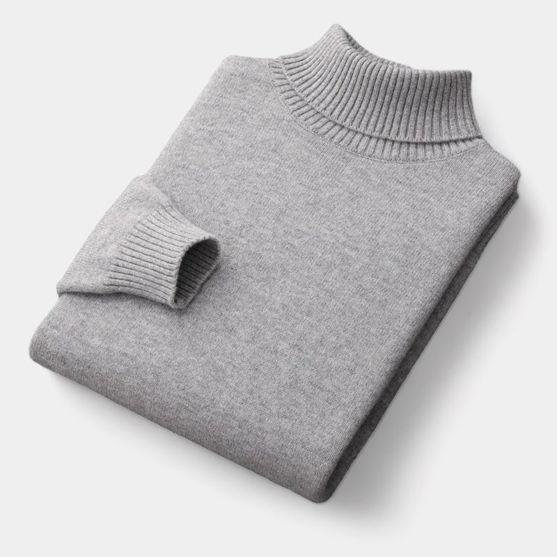 Merino Wool Turtleneck Sweater - Stanislas Parker