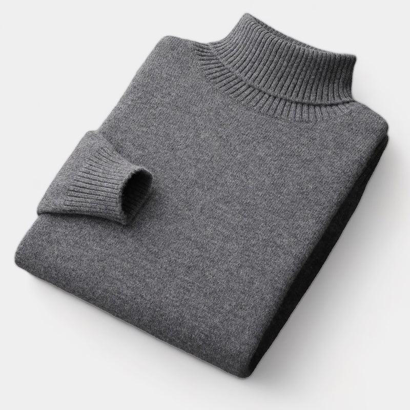 Merino Wool Turtleneck Sweater - Stanislas Parker