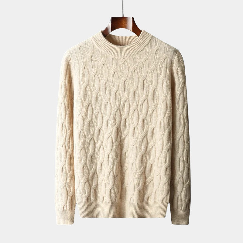 Merino Wool Knitted Sweater - Stanislas Parker