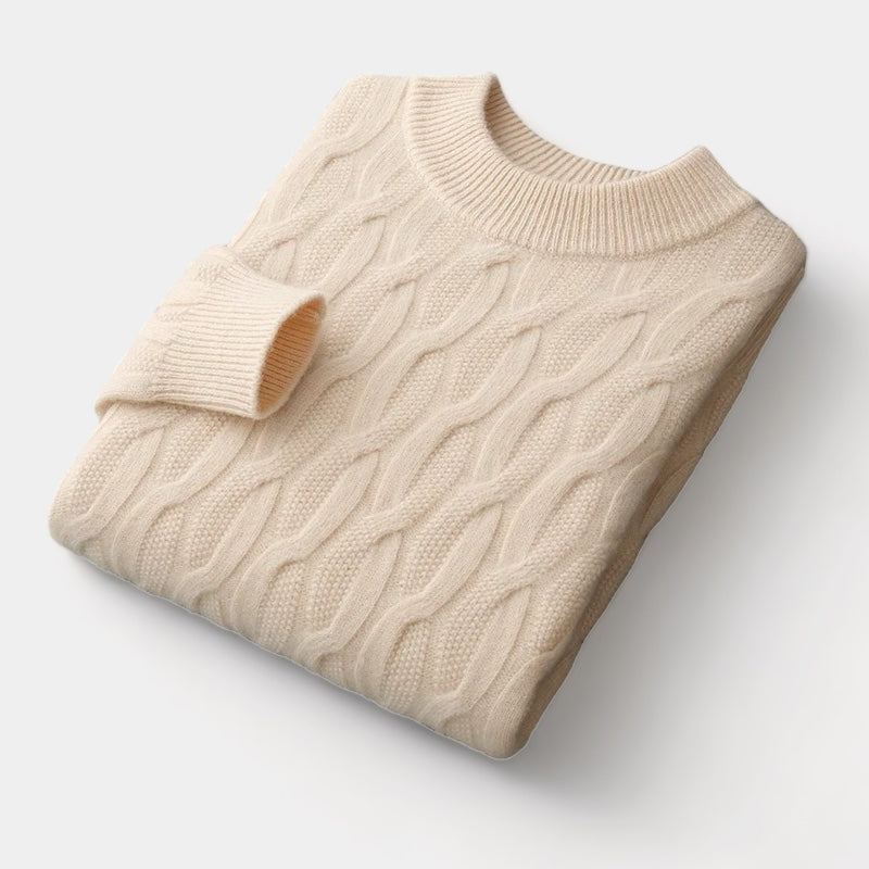 Merino Wool Knitted Sweater - Stanislas Parker