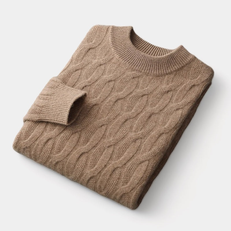 Merino Wool Knitted Sweater - Stanislas Parker