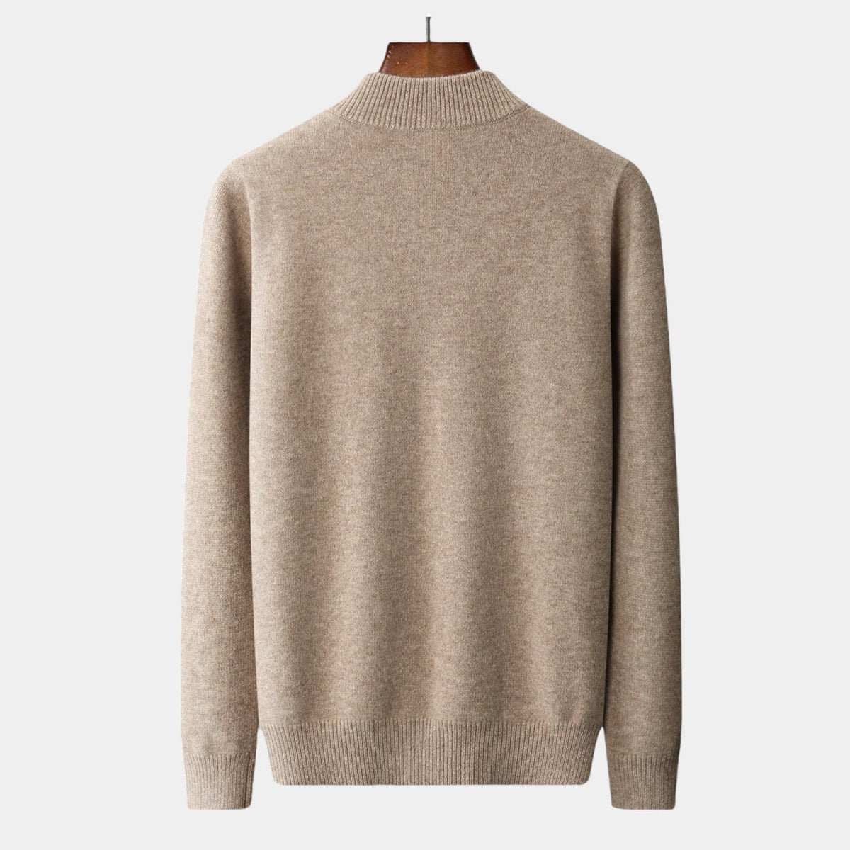 Merino Wool Quarter-Zip Sweater - Stanislas Parker