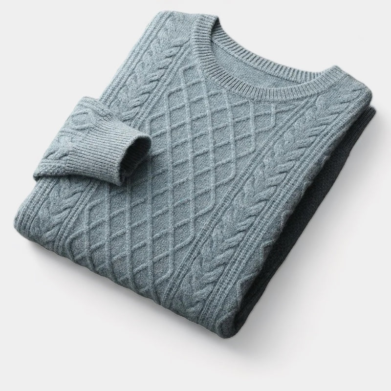 Merino Wool Jacquard Sweater - Stanislas Parker