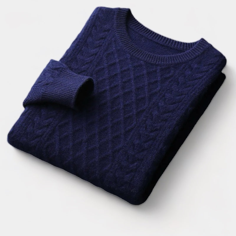 Merino Wool Jacquard Sweater - Stanislas Parker