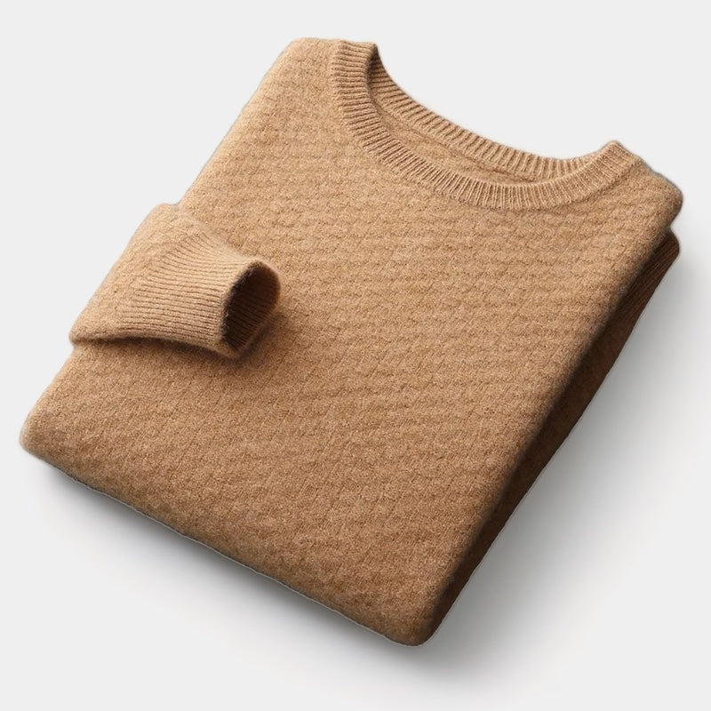 Merino Wool Checkered Sweater - Stanislas Parker