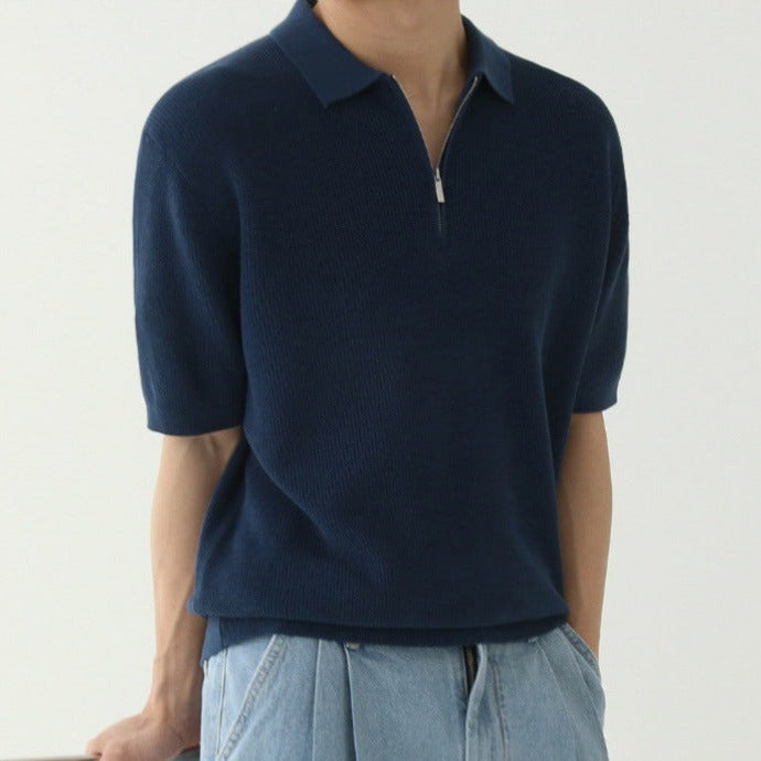 Zipped Polo Shirt - Stanislas Parker