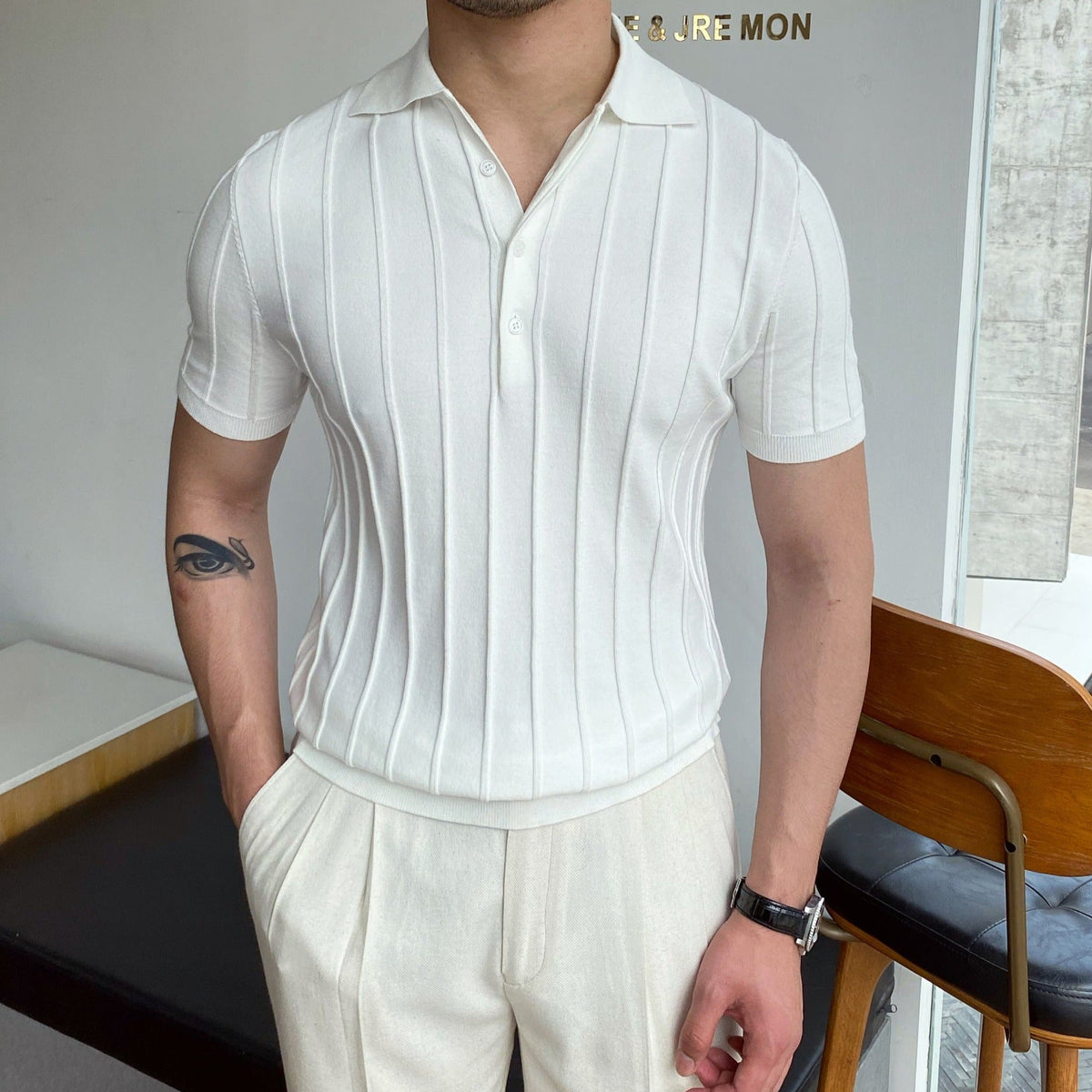 Striped Polo Shirt - Stanislas Parker