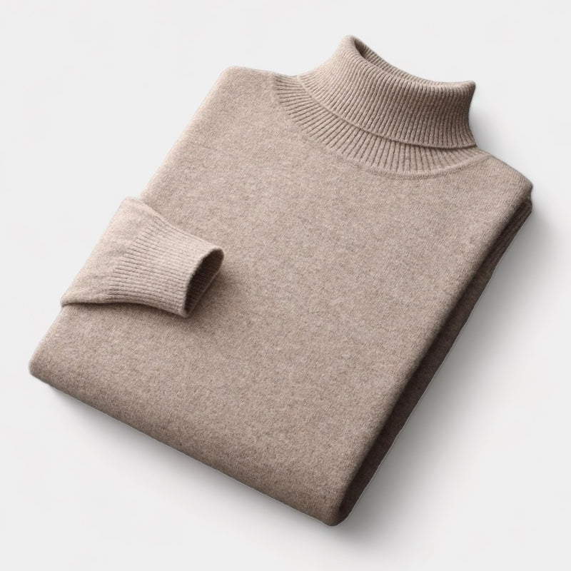 Merino Wool Turtleneck Sweater - Stanislas Parker