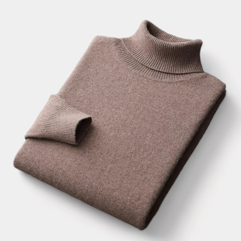 Merino Wool Turtleneck Sweater - Stanislas Parker