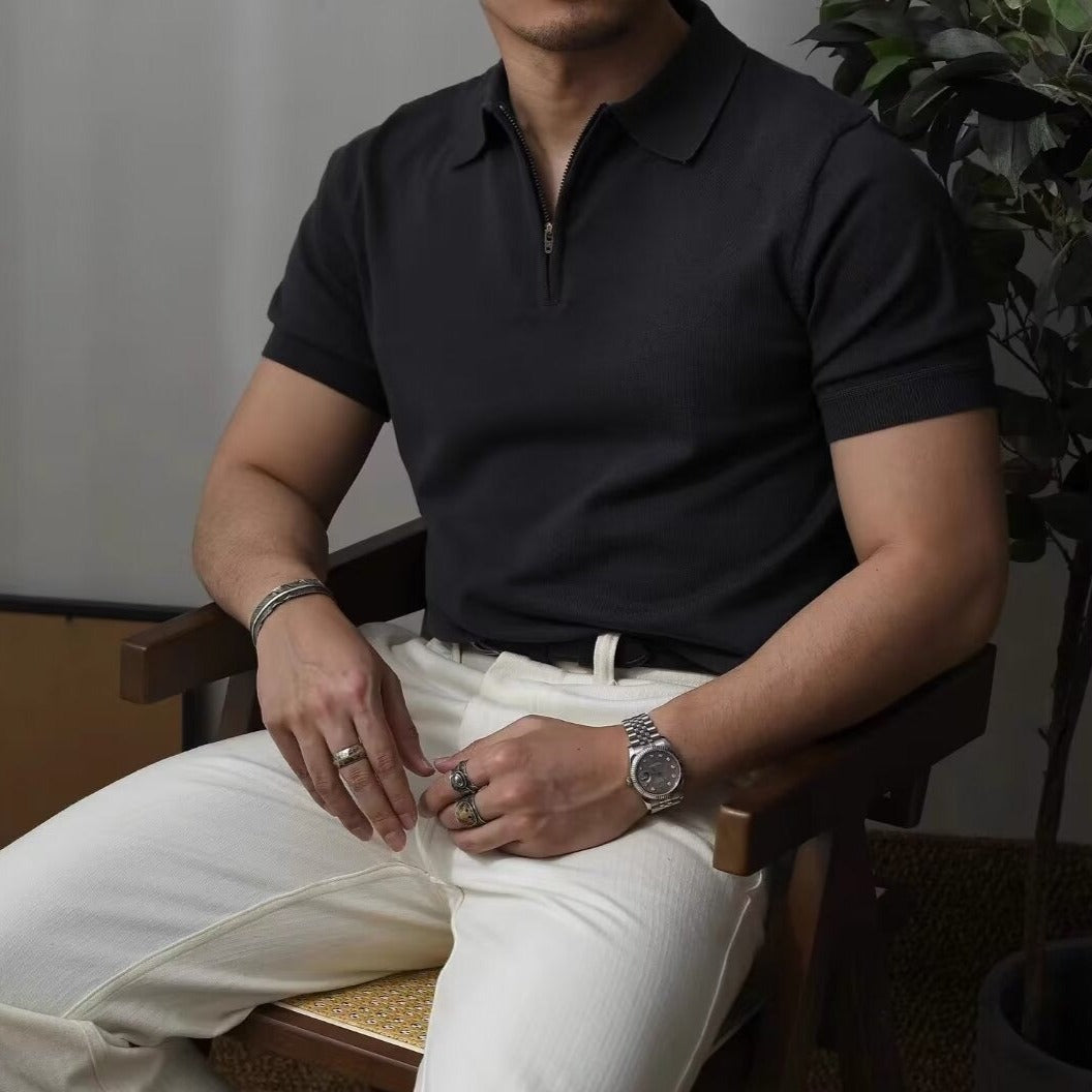Quarter Zip Polo - Stanislas Parker