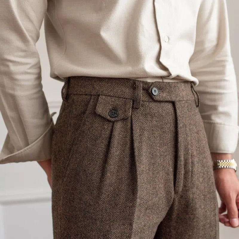 Wool Straight Pants - Stanislas Parker