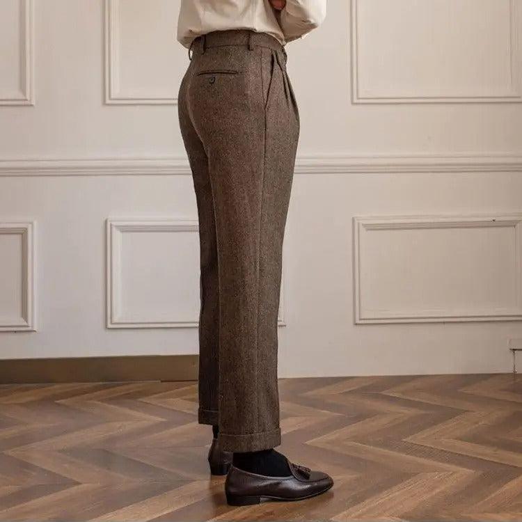 Wool Straight Pants - Stanislas Parker