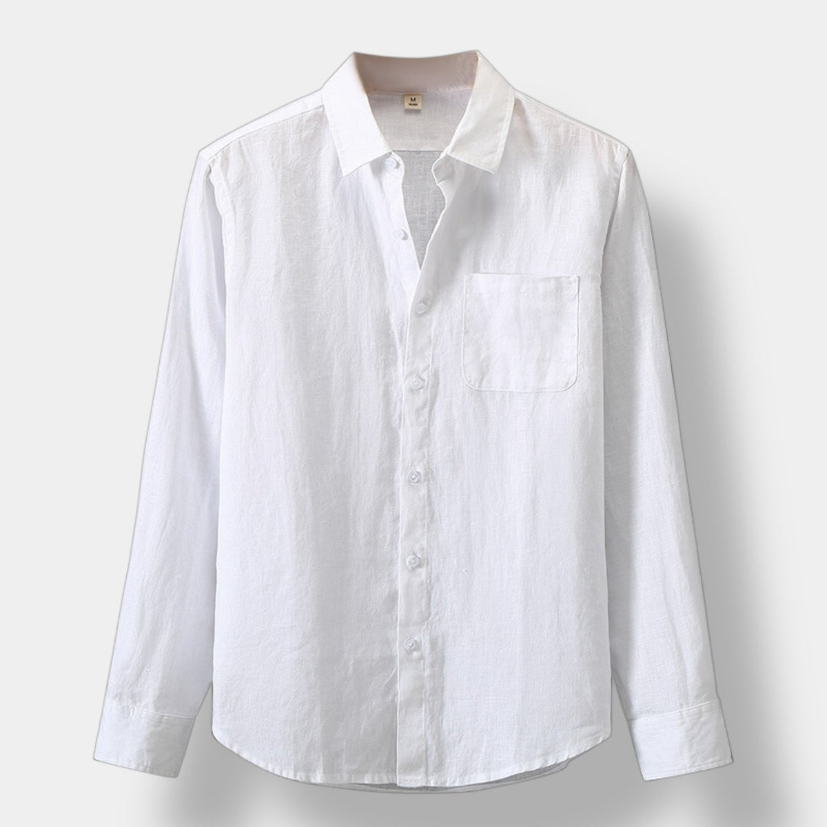 CAMISA DE MANGA LARGA DE LINO