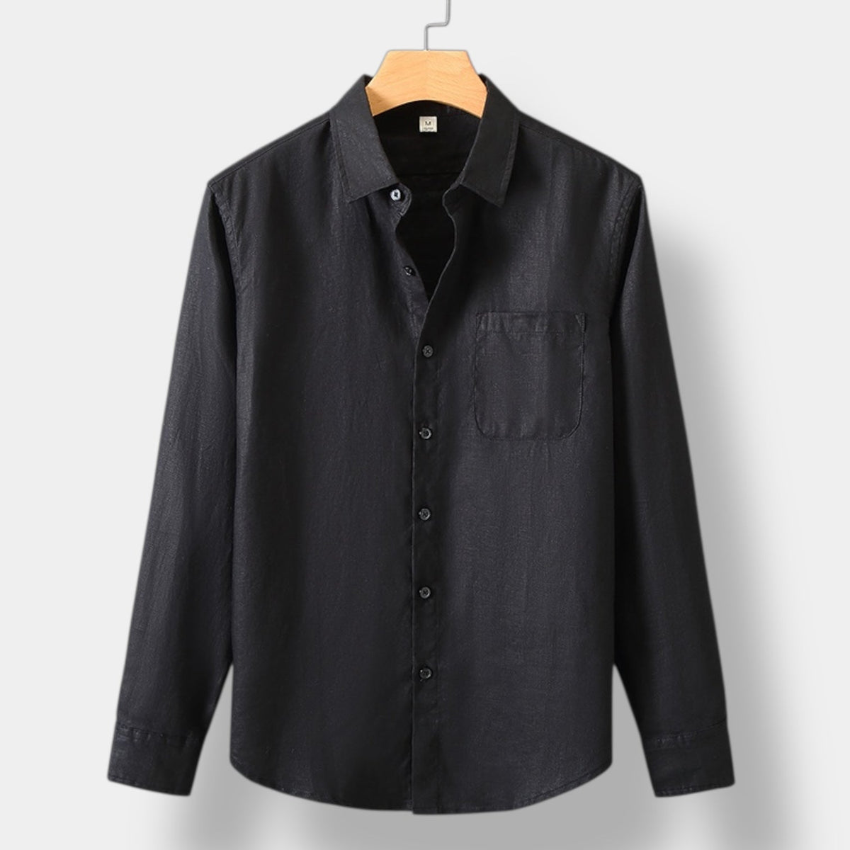 CAMISA DE MANGA LARGA DE LINO